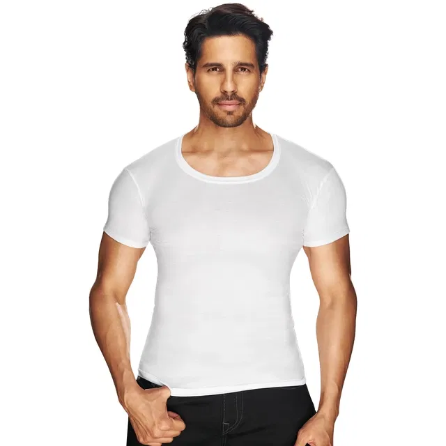 Cotton Vests for Men, White (85)