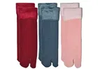 Velvet Winter Thumb Socks for Women & Girls 