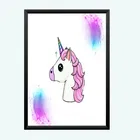 Polyester Unicorn Wall Photo Frame 