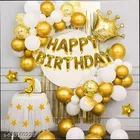 49 Pcs 3rd Birthday Decoration kit, Multicolour, Set of 1