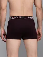 Lux Parker Cotton Solid Semi-Long Trunks for Men 
