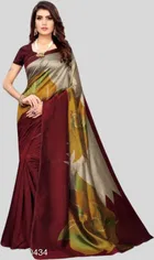 Art Silk Printed Saree for Women 