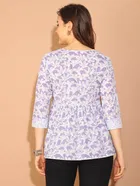 Cotton Printed Top for Women 