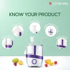 LONGWAY 2J 600 W Juicer Mixer Grinder with 2 Jars 