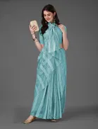Cotton Embroidery Saree for Women 