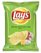 लेज़ अमेरिकन स्टाइल क्रीम एंड ओनियन फ्लेवर चिप्स 73.3 g