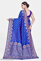 Banarasi Silk Zari Woven Saree for Women 