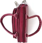 Rexine Solid Satchel Bag for Women