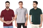 Polo T-shirts for Men, Pack of 3 