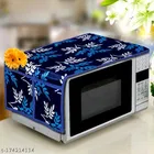 KANUSHI Industries® 1 Pc Fridge Covers / Refrigerator Cover + 1 Pc Microwave/Oven Cover Top + 3 Fridge Mats 