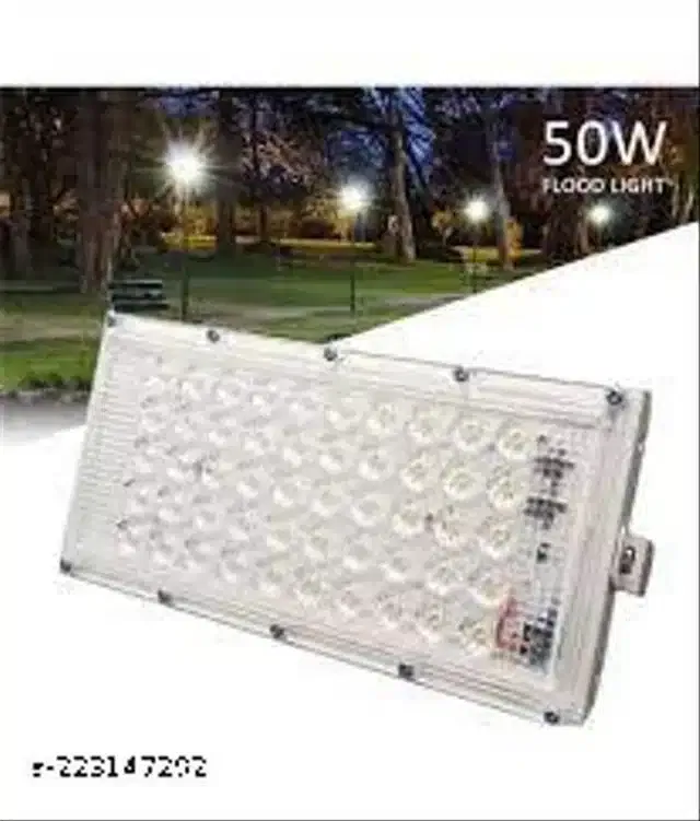 Remote Control Flood Light (White, 50 W)