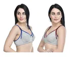 Cotton Blend Solid Non Padded Feeding Bras for Women 