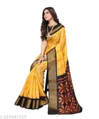 Chiffon Brasso Floral Printed Saree for Women 