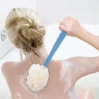 2-in-1 Loofah with Handle Body Back Scrubber cum Bath Brush 