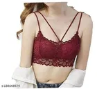 Net Bra for Women, Pink 