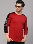 Men's Printed Round Neck T-shirt 