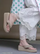 Shoetopia Beige Solid Heel Sandals 