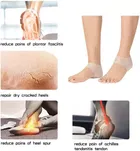 Silicone Gel Heel Socks with Pad 