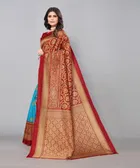 Women's Printed Saree with Blouse Piece 