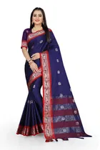Cotton Embellished Saree for Women 