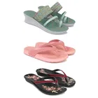 Combo of Heels with Slippers & Sandals for Women 