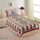 Cotton Single Besheet with Pillow Cover 