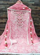 Chanderi Cotton Unstitched Suits for Women 