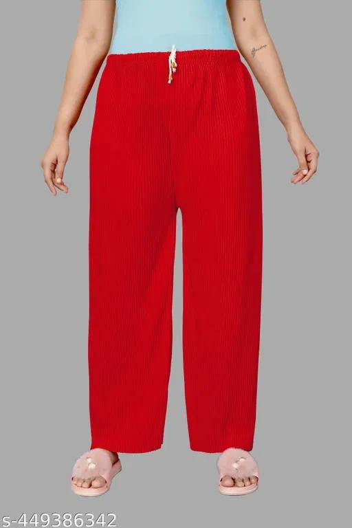 Palazzos for Women (Red, S)