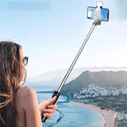 TecMarx Halo Stick Tripod With Wireless Remote 5ft Extendable, 360° Rotatable & Selfie Flash