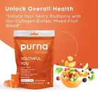 Purna Gummies Superfruits Collagen Mixed Fruit Flavor Gummies For Hair and Skin 