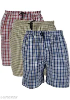 Cotton Blend Shorts for Mens (Multicolor, 28) (Pack of 3)