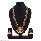 Alloy Necklace with Earrings for Women 