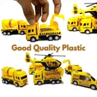 Pull Back Construction Vehicle Set, 6 Pieces