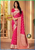 Kanjeevaram Zari Woven Saree for Women 