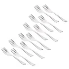 Stainless Steel Forks (Silver, Pack of 12)