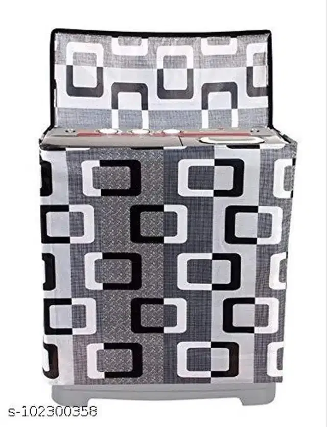Polyester Washing Machine Cover (Multicolor)