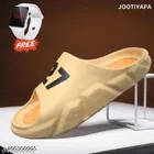 Sliders with Digital Watch for Men 