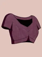 Silk Woven Design Saree for Women, Purple 