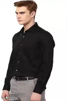 Cotton Solid Full Sleeves Shirt for Men 