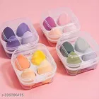 KAYI Makeup Sponge Beauty Blender For Blending Face Makeup || sponge makeup || sponge makeup blender|| puff sponge ||Multi Color Face Sponge Puff PACK 4