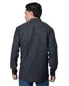Poly Cotton Full Sleeves Printed Shirt for Men 