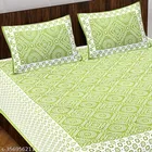 Cotton Queen Bedsheet with 2 Pillow Cover 