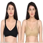 Polycotton Non-Padded Bra for Women 