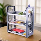 Plastic Multipurpose Storage Rack (Multicolor)