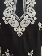 Floral Embroidered Rayon Kurti for Women 