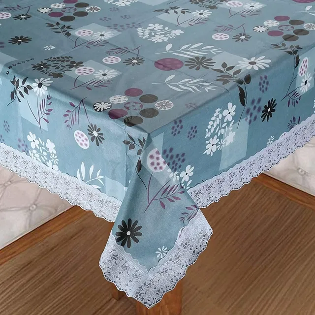 PVC Table Cover (Multicolor, 40x60 Inches)