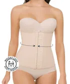 एयर ब्रेथ टम्मी गृप बेल्ट वैस्ट ट्रेनर ट्रिम्मर एंड स्लिमिंग कोर्सेट 3 हुक्स गिर्डल विद वायर सपोर्ट 