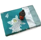 Litchi Silk Zari Woven Saree for Women, Blue 