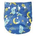 Bumpers Organic Cloth Diaper (Royal Blue), Free Size