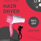 Plastic Hair Dryer 